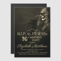 Déplaisante crâne de cheveux RIP à sa fête d'anniv