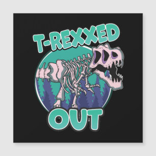 Invitation Magnétique Dinosaure T-Rexxed Out
