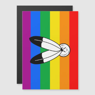 Invitation Magnétique Drapeau de la fierté LGBTQ+