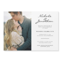 Invitation magnétique du Mariage photo virtuel en 