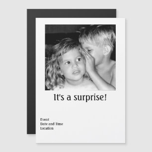 Invitation magnétique d'une fête