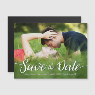 Invitation Magnétique Enregistrer la date Photo extérieure