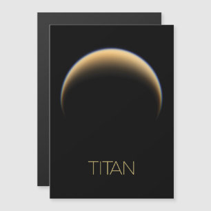 Invitation Magnétique Espace Extérieur, Cosmos, Système Solaire, Titan L