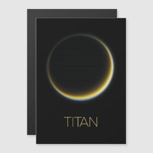 Invitation Magnétique Espace Extérieur, Cosmos, Système Solaire, Titan L