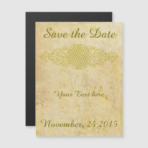 Invitation Magnétique Fleur de vie / Blume des Lebens - XII vintage