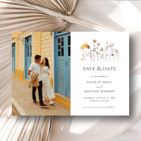 Fleur sauvage Boho Modern Whimsical Enregistrer La
