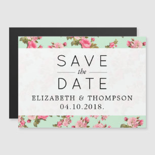 Invitation Magnétique Fleurs Roses, Roses Roses Roses Roses, Floral Enre