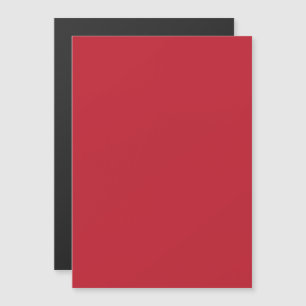 Invitation Magnétique Fond Rouge Foncé