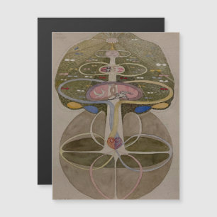 Invitation Magnétique Hilma Af Klint, Arbre De Connaissances No1 Art Abs