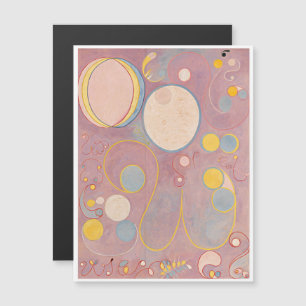 Invitation Magnétique Hilma Af Klint, Le Dix Plus Grand No8, Art Abstrai