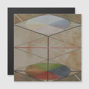 Invitation Magnétique Hilma Af Klint, Le Swan No.23, Art Abstrait