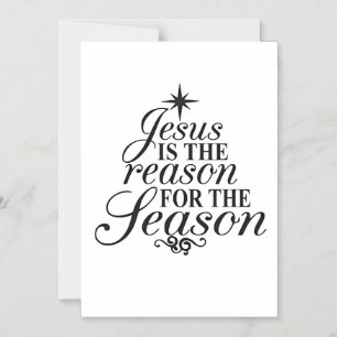 Invitation Magnétique Jésus Est La Raison De La Saison De Noël
