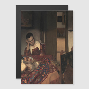 Invitation Magnétique Johannes Vermeer, Jeunes Femmes Dormant