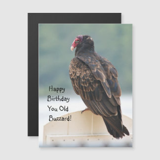 Invitation Magnétique Joyeux Anniversaire Vous Vieux Buzzard