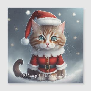 Invitation Magnétique Joyeux Noël ~ Meow ^-^