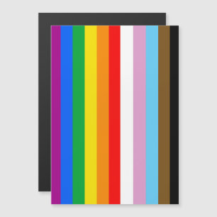 Invitation Magnétique LGBTQ+ Progrès des bandes d'indicateur