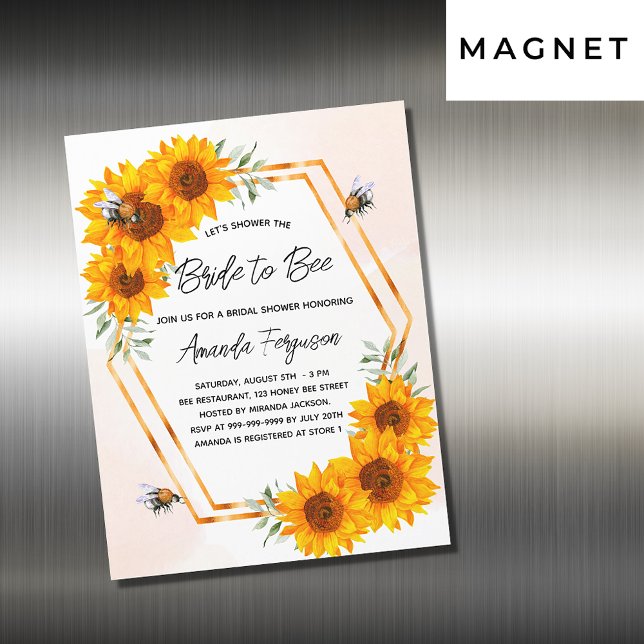 Invitation Magnétique Lunette de soleil nuptiale luxe (Créateur téléchargé)