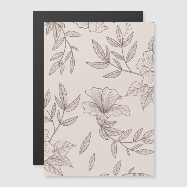 Invitation Magnétique Meilleure taille : 5 po x 7 po (Devant / Derrière)