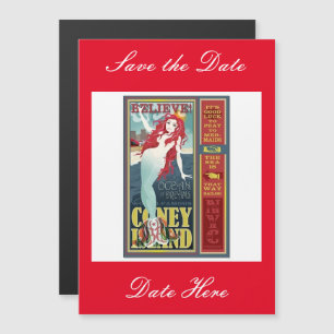 Invitation Magnétique mermaid