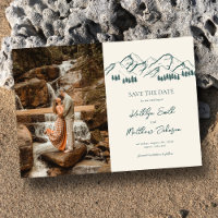 Mountain Outdoor Sage Green Wedding Enregistrer La