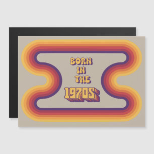Invitation Magnétique Nés dans les années 70, Millennials, Gen X, Année 