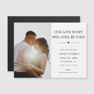 Invitation Magnétique Notre histoire d'amour sera toujours racontée Mod