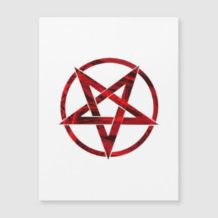 Invitation Magnétique Pentagram Red Devil