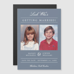 Invitation Magnétique Photo couleur personnalisée pour enfant Enregistre