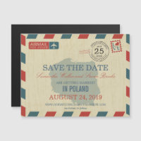 POLOGNE Antique Airmail Enregistrer la date