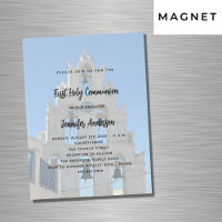Première communion personnalisée église photo luxe