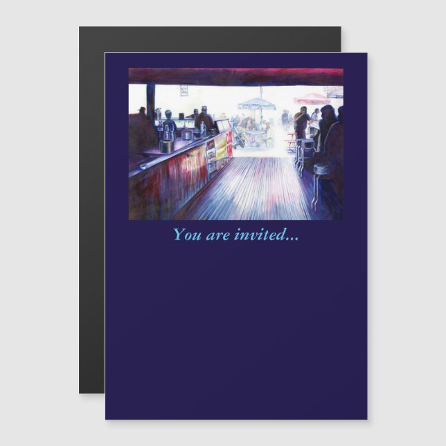 Invitation Magnétique Ruby's, Coney Island, New York (Devant / Derrière)