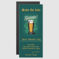 Slàinte ! Saint Patrick's Day Pint of Beer on Gree