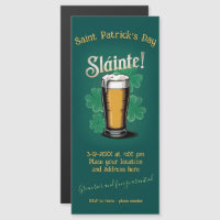 Slàinte ! Saint Patrick's Day Pint of Beer on Gree