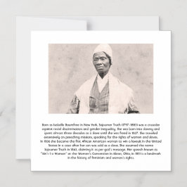 Invitation Magnétique Sojourner Truth - Féministe