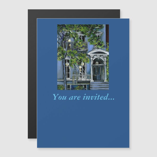 Invitation Magnétique Sphères lumineux de l'intérieur (Devant / Derrière)