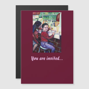 Invitation Magnétique Toutes les bonnes filles ont de la glace