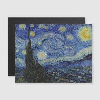 Invitation Magnétique Vincent Van Gogh, La Nuit étoilée