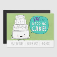 Yay for Mariage Cake ! Sauvez la date avec humour