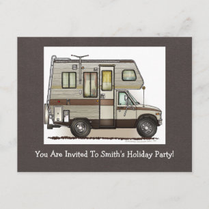 Invitation Magnets RV Camper de classe C