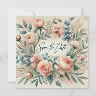 Invitation Magnifique annonce de mariage pour réserver la dat