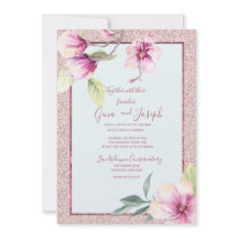 Magnolia Aquarelle Crystal Parties scintillant ros