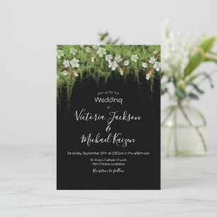 Invitation Magnolia et Moss Vines Southern Mariage Invitatiat