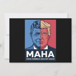 Invitation MAHA Rendre l'Amérique saine à nouveau Trump 2024