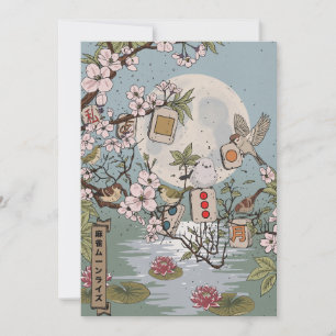 Invitation Mahjong Lever de Lune
