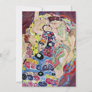 Invitation Maiden (Vierge), Klimt, Fête des mariées Art Nouve