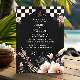 Invitation Maintenant Retro Boho Studio Creative Illustrated