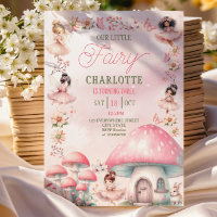 Maison Champignon Fée Rose Anniversaire