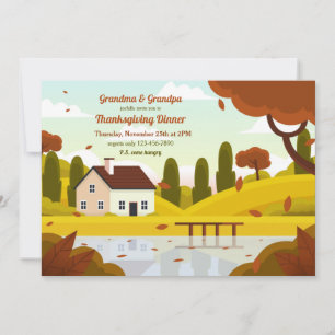 Invitation Maison de grand-mère Nous allons 