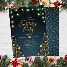 Maison de Noël élégante en or Fête d'entreprise