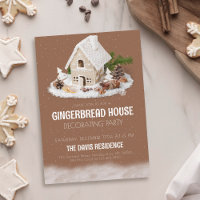 Maison en pain d'épice décorer Noël de fête